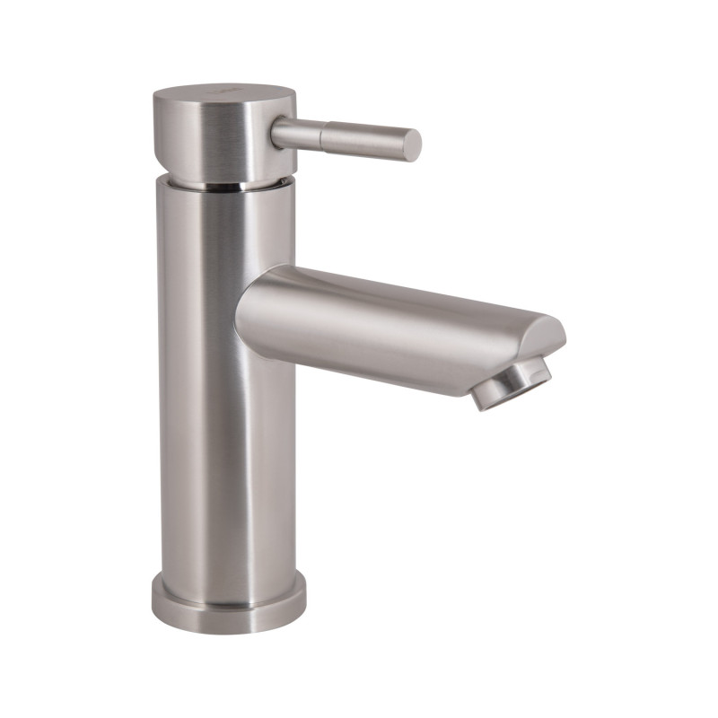 Змішувач для раковини низький Aria 001F, Nickel (k35) LIDZ